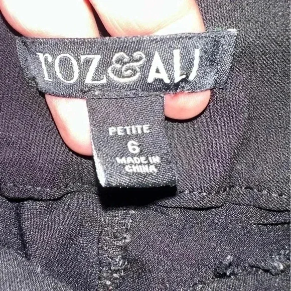 Roz & Ali Black Dress Pants - Picture 3 of 5